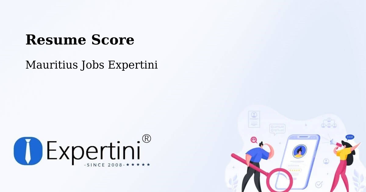 Resume Score & Job Description Match Tool – Laventure - Mauritius Jobs Expertini